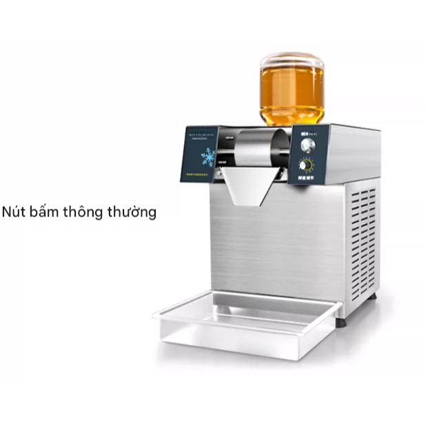 MÁY LÀM KEM TUYẾT BINGSU 1200w, NĂNG SUẤT 120KG/ NGÀY, BẢO HÀNH 1 NĂM