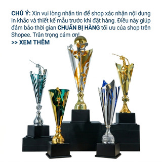 Cúp khen thưởng Quà Việt JT1015 (hết đỉnh số 1)