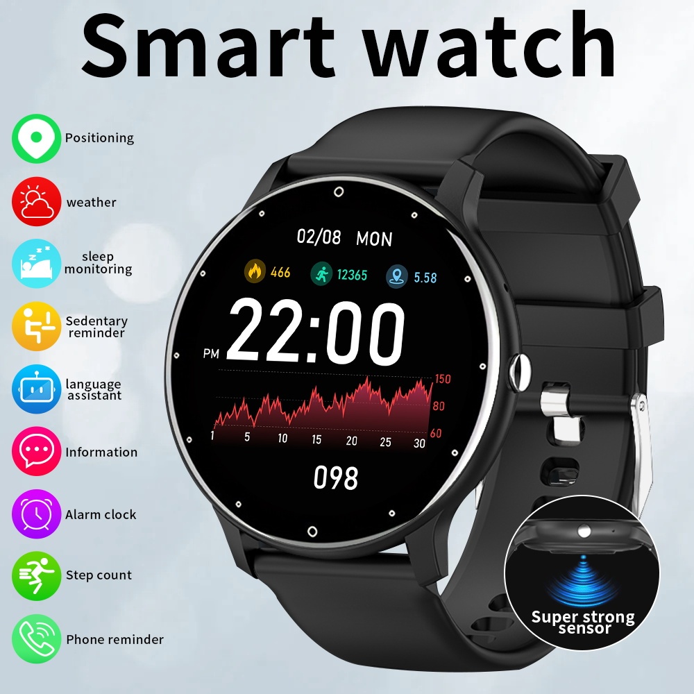 Đồng hồ thông minh PeJe ZL02CPRO Màn hình tròn 1.28 "IP67 Theo dõi huyết áp chống nước Đồng hồ thể t