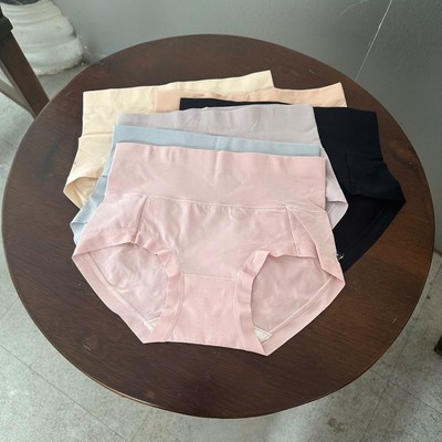 Combo 5 Mix Màu Quần Lót Cotton Thông Khí Cạp Cao QCCC Freesize 55-65kg QL5506 Nội Y Bebhipi
