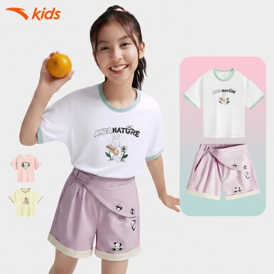 Áo Phông Ngắn Tay Thể Thao Bé gái ANTA KIDS 3625C6107 T-Shirt