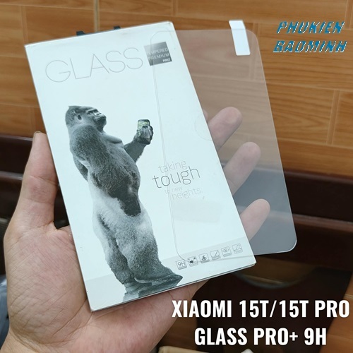 [XIAOMI 15T/ 15T PRO] Dán kính cường lực bảo vệ màn hình Glass Pro+ 9H