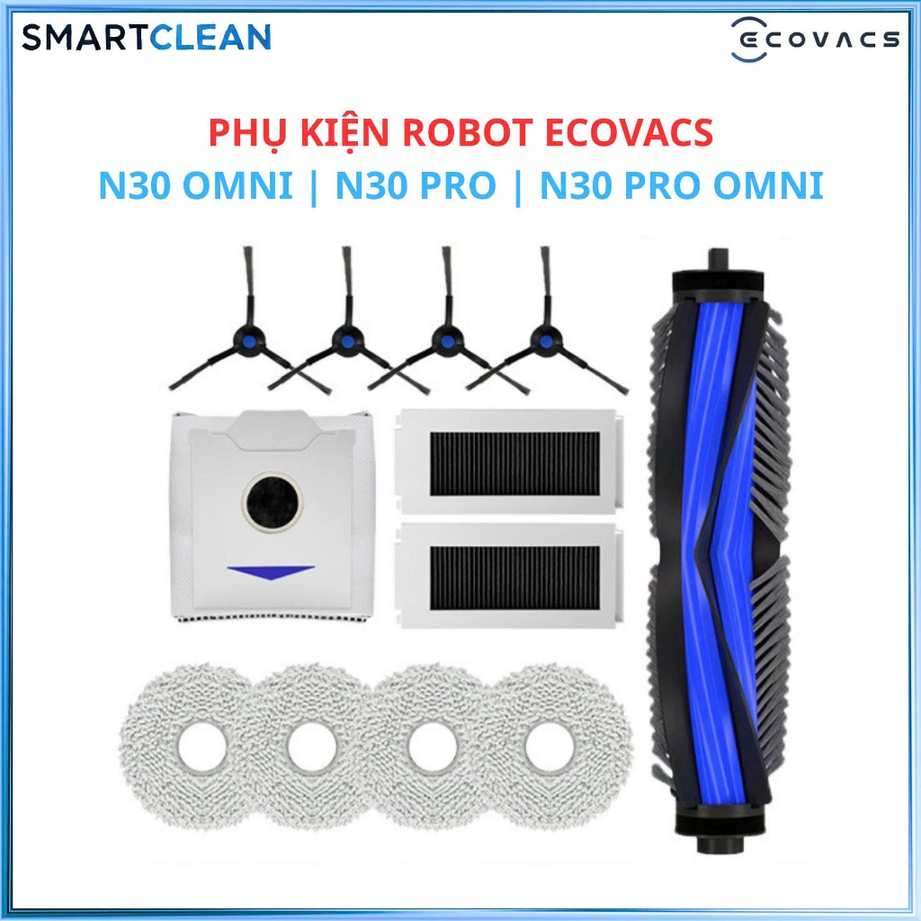 Phụ kiện thay thế Robot hút bụi Ecovacs Deebot N30 Pro | N30 Omni