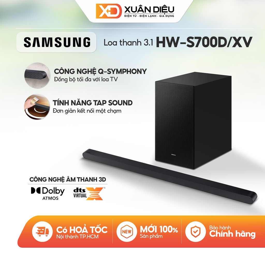 Bộ Loa Thanh Samsung HW-S700D/XV - Công Suất 250W