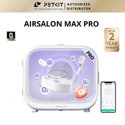 Lồng Sấy Lông Chó Mèo Petkit AirSalon Max Cao Cấp, Máy Sấy Nhanh, Mượt Lông