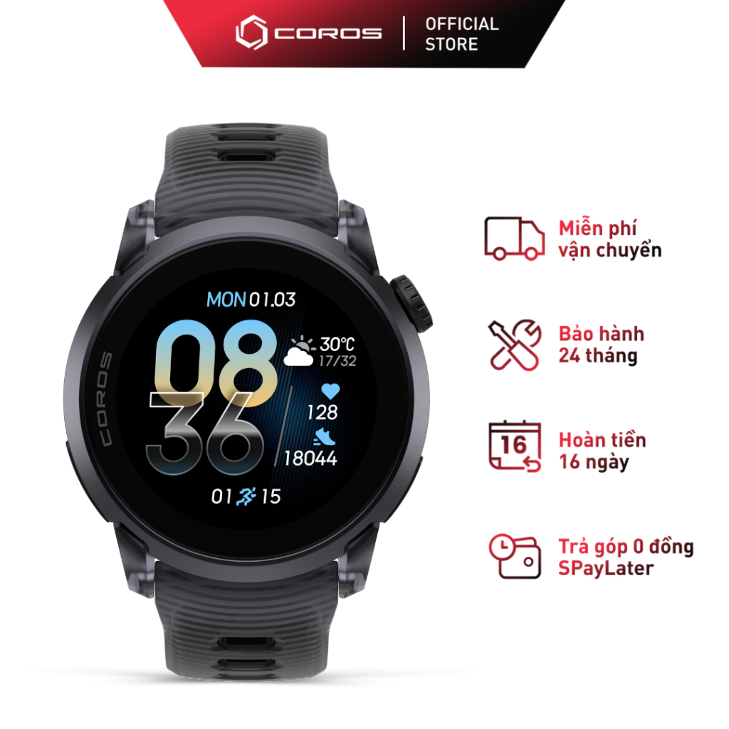 Đồng Hồ Chạy Bộ GPS COROS PACE 4 Aluminium | BigBuy360 - bigbuy360.vn