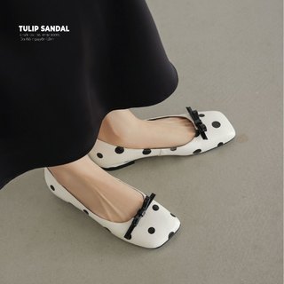 NALYN - GIÀY TULIP DA THẬT MÀU TRẮNG