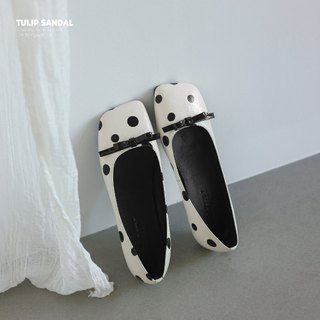 NALYN - GIÀY TULIP DA THẬT MÀU TRẮNG