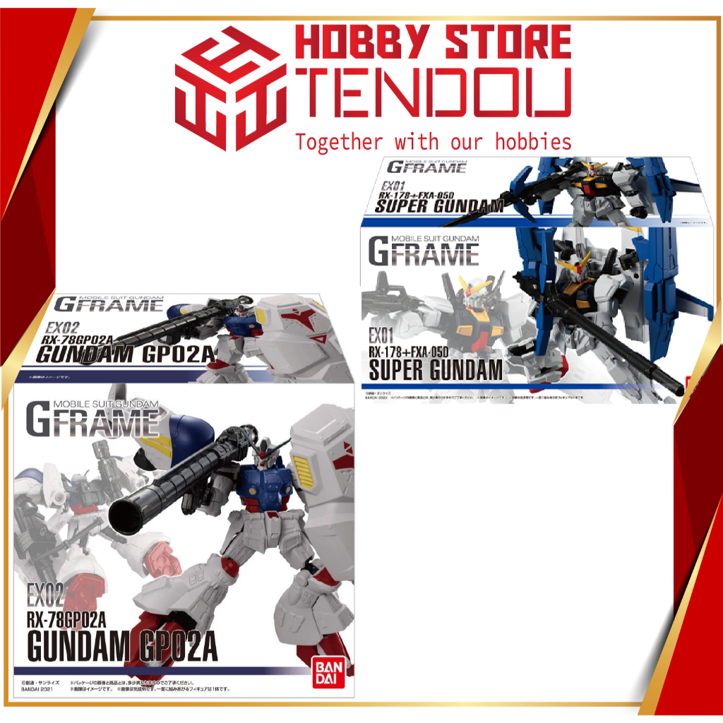 Mô Hình Lắp Ráp Mobile Suit Gundam GFrame EX02 Gundam GP02 Exclusive