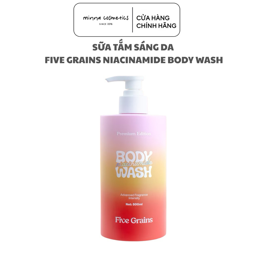 [Five Grains] SỮA TẮM TRẮNG DA FIVE GRAINS NIACINAMIDE BODY WASH