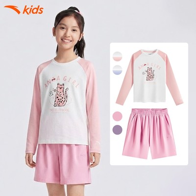 ANTA KIDS Áo Phông Dài Tay Bé Gái ANTA Kids 3625C8401