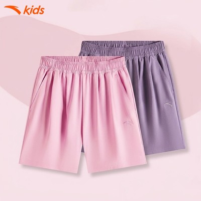 Anta Kids Quần Short Cho Bé Gái Thể Thao Thời Trang Năng Động Thoải Mái 3625C6312
