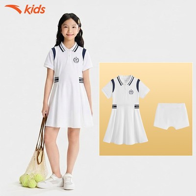 [Có Quần bảo hộ] Đầm Dài Bé gái Olympic Dress ANTA KIDS 3625B8311 Big Kids 7-14 Years