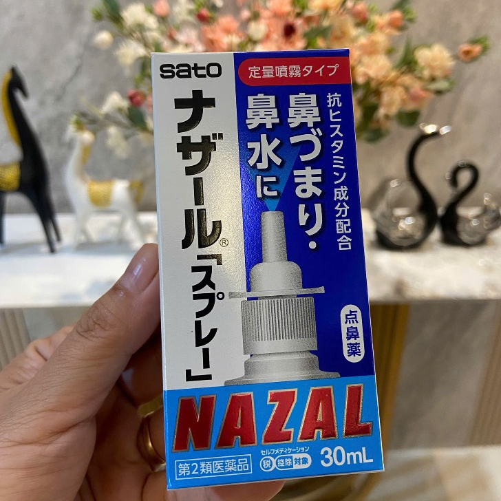 Xịt xoang mũi Nazal Sato Nhật Bản chai 30ml