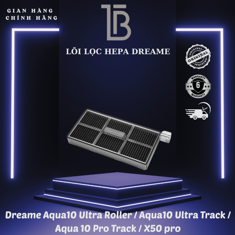 Bộ lọc Hepa Robot Dreame Aqua10 Ultra Roller / Aqua10 Ultra Track / Aqua 10 Pro Track / X50 pro