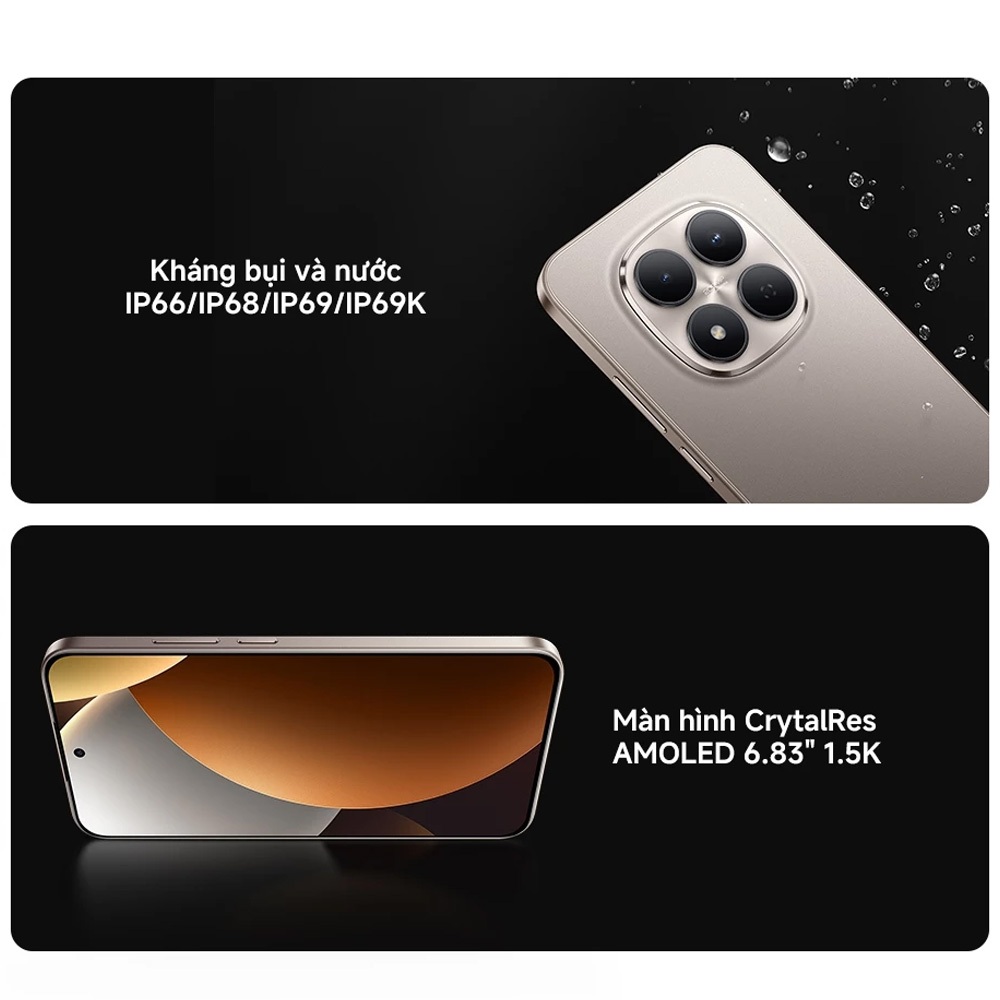 Điện thoại REDMI Note 15 Pro 5G 12GB + 256GB Chính hãng | Pin Lớn 6580mAh | Màn Hình CrystalRes AMOLED 6.83" 1.5K | BigBuy360 - bigbuy360.vn