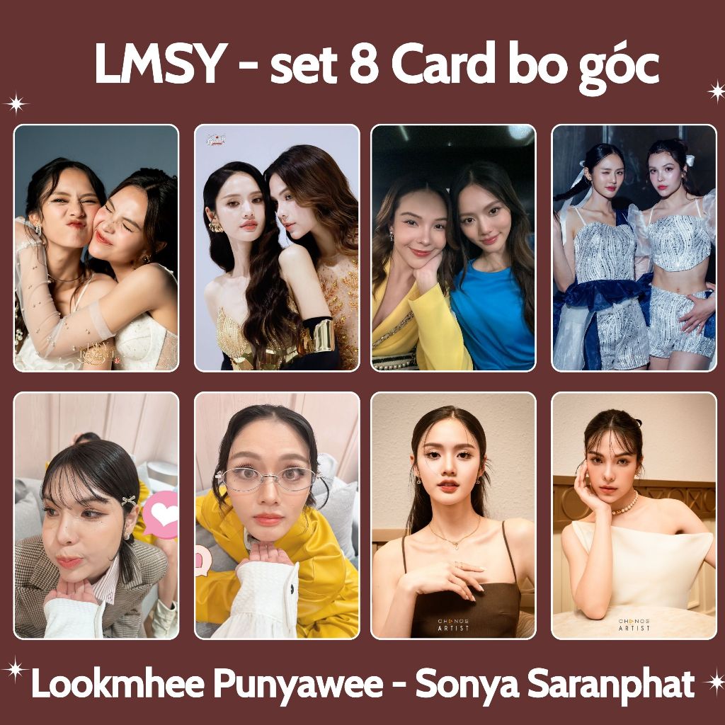 LMSY set 16 card bo góc Harmony Secret, Affair The Series, LM lookmhee, SY sonyasarann