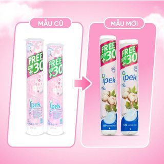 Combo Bông Tẩy Trang Ipek 150 Miếng Cotton Pads