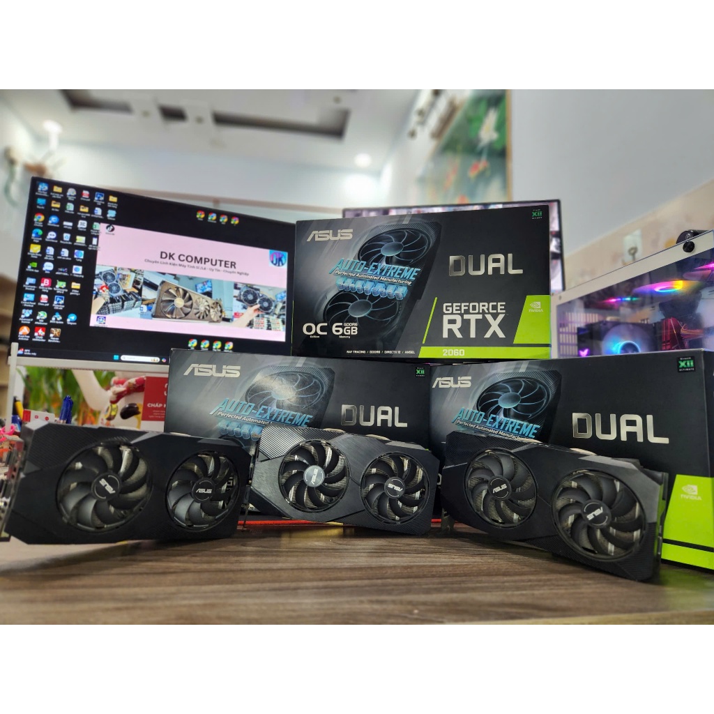 VGA Asus DUAL RTX 2060 6GB EVO Full Box