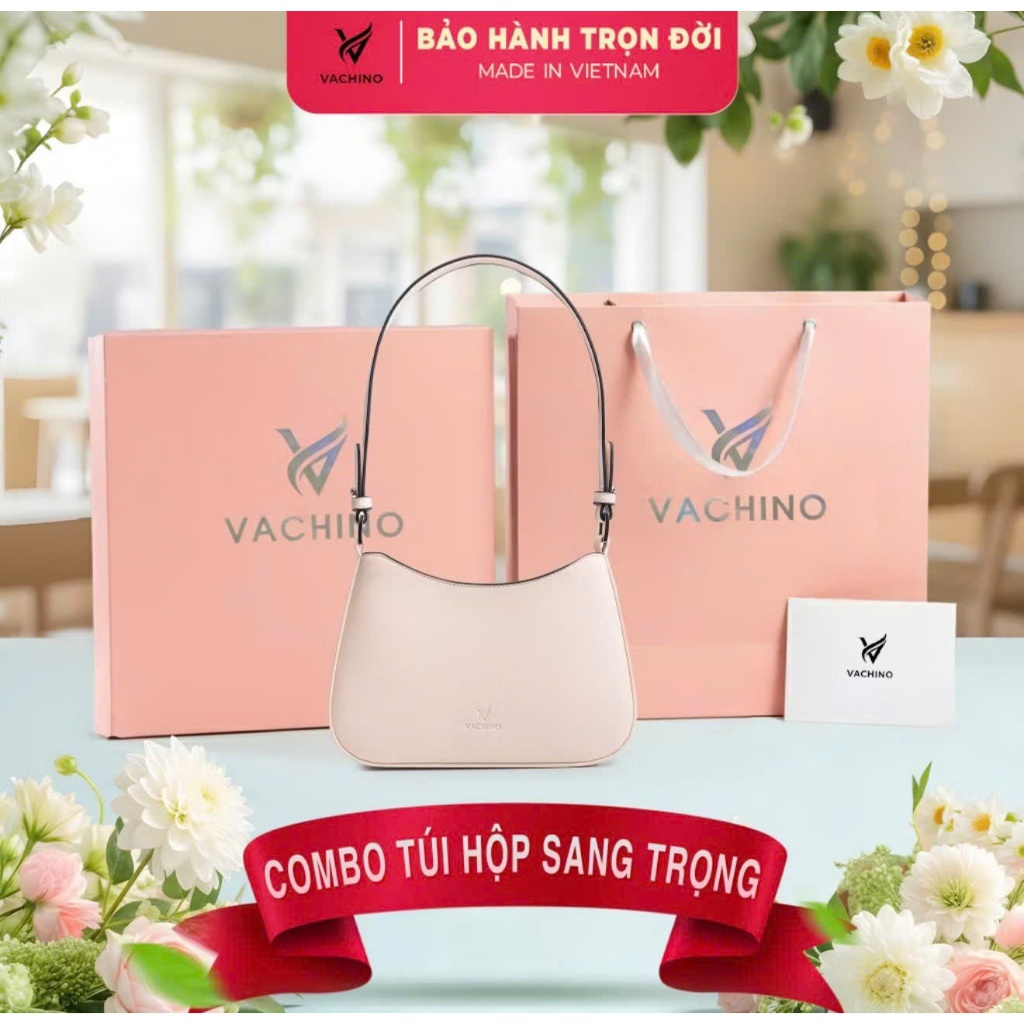 (có hộp) CHÍNH HÃNG-Túi đeo vai nữ cao cấp VACHINO-TX043, chống nước,nhiều màu,bảo hành 1năm,ĐỔI TRẢ