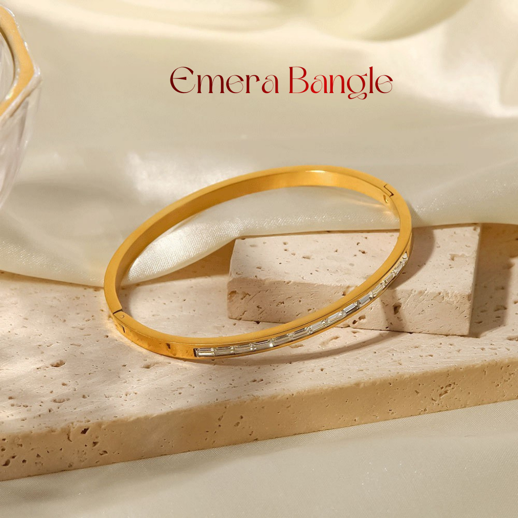 Vòng tay Emera Bangle Nạm đá JESMEE - H5520