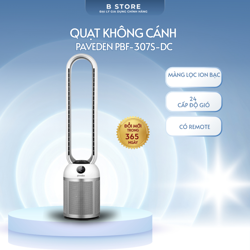 Quạt Không Cánh Paveden PBF-307S-DC - Đổi mới 365 ngày