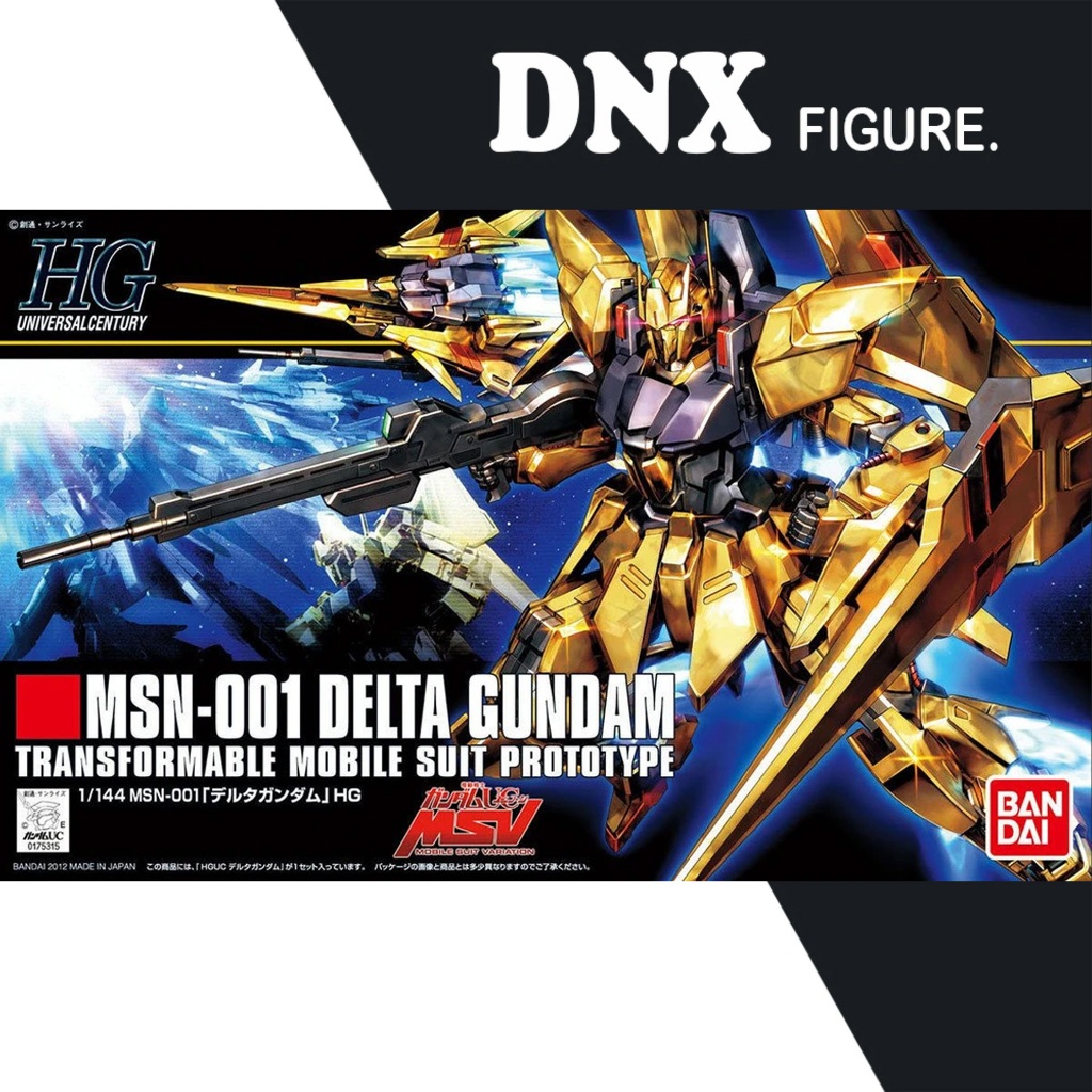 Mô hình lắp ráp HG UC 1/144 MSN-001 Delta Gundam (New Seal)