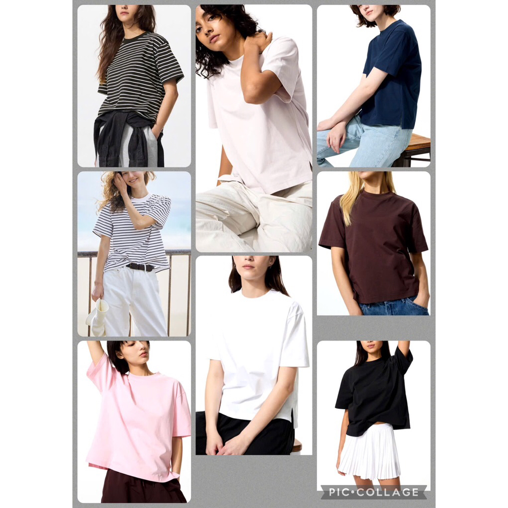 Áo thun airism cotton Uni