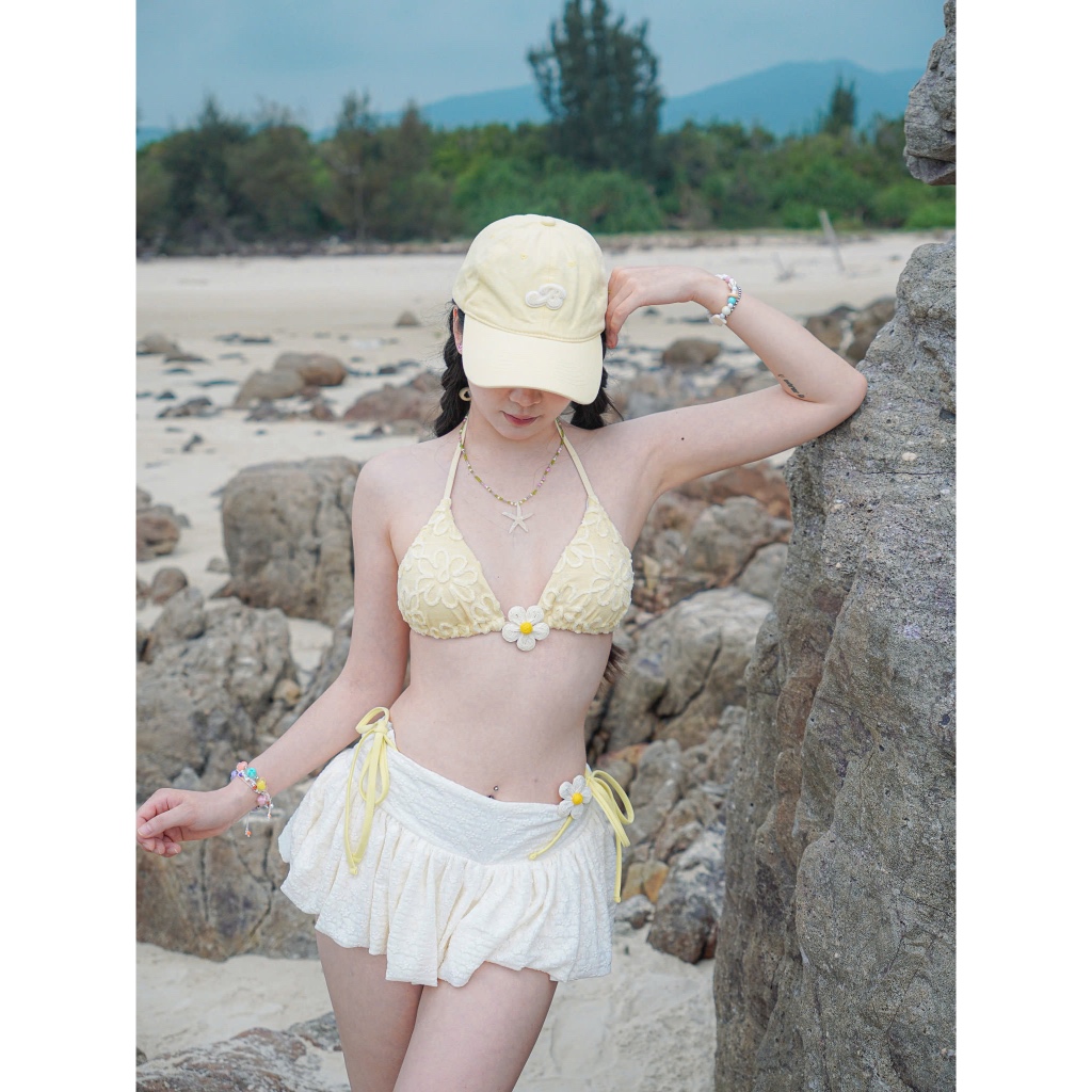 Bikini hoa vàng Butter Daisy Bikini BRABOX BIKI51 | BigBuy360 - bigbuy360.vn