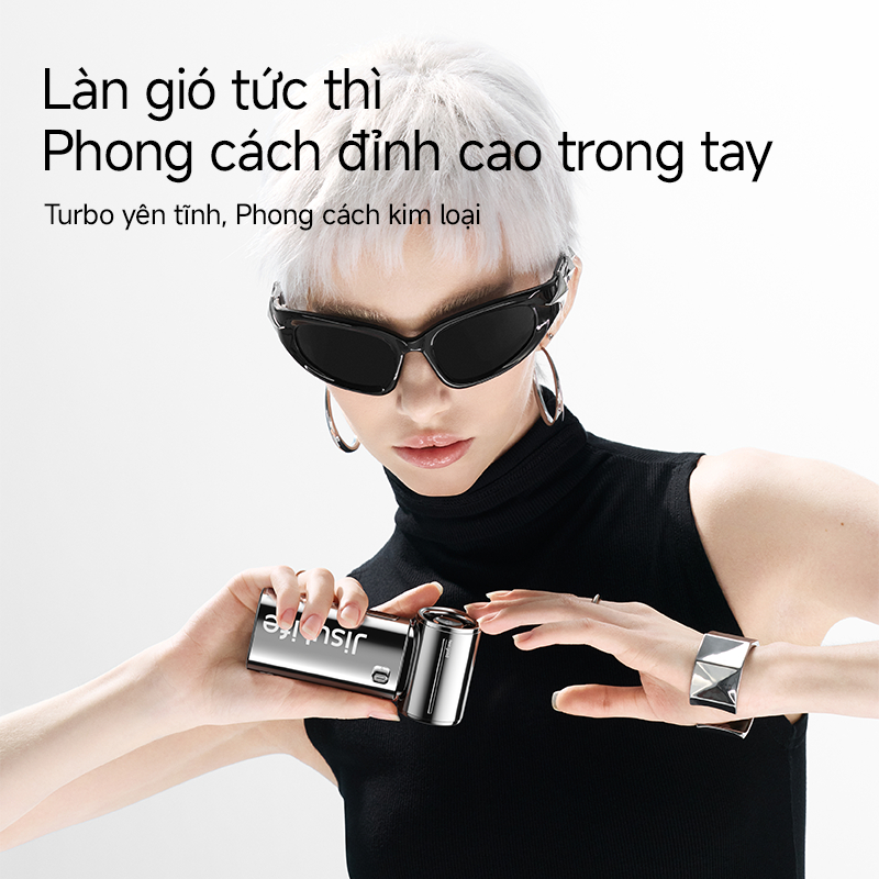 【Mới】Quạt cầm tay mạ điện JisuLife 9S mini gió mạnh pin bền nhẹ dễ mang theo dùng văn phòng du lịch ngoài trời | BigBuy360 - bigbuy360.vn