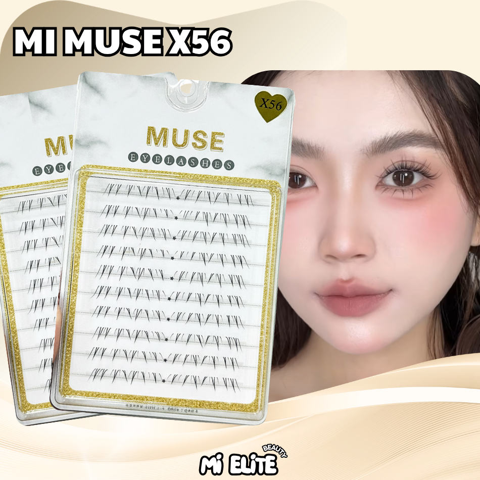 Mi Dưới MUSE X56 – Mẫu Mi Dưới Hot , Nhẹ Mắt ,Tự Nhiên - Mi Elite Beauty
