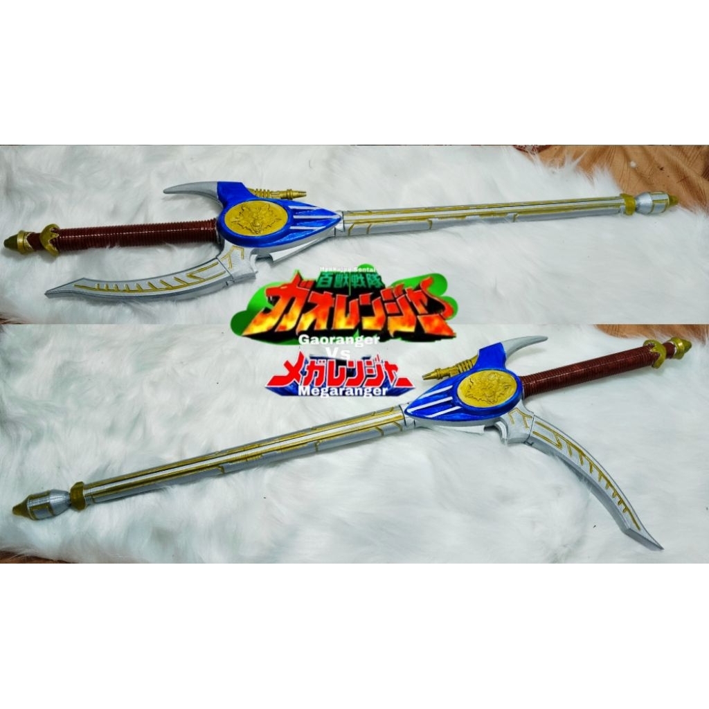 (Mô hình bằng nhựa) Gậy của Gao Bạc trong Hyakujuu Sentai Gaoranger 80cm.