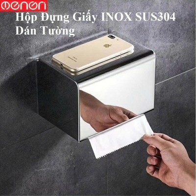Hộp Đựng Giấy Vệ Sinh INOX SUS304 - Decor Không Gian Phòng Nhà Tắm