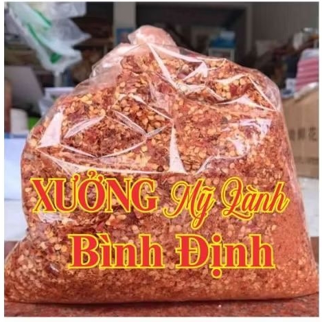 Ớt bột:ớt bột cánh siêu cay loại 1.bao đổi trả nếu không cay.Đặt sản Bình Định100%từ ớt khô,có bánsỉ