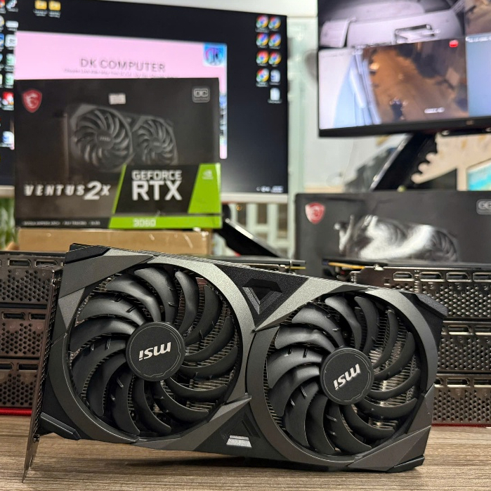 VGA MSI GeForce RTX 3060 VENTUS 2X 12G Full Box