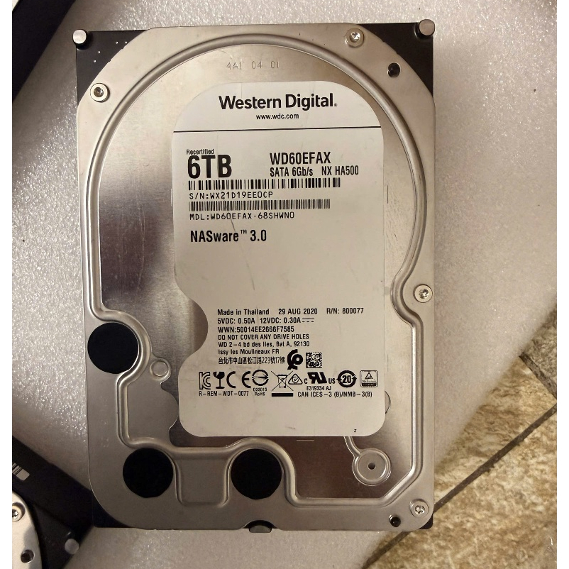 HDD, ổ cứng WD red, Black 1TB,2TB,3TB,4TB,6TB chuyên nas,pc hiệu năng cao(USED)