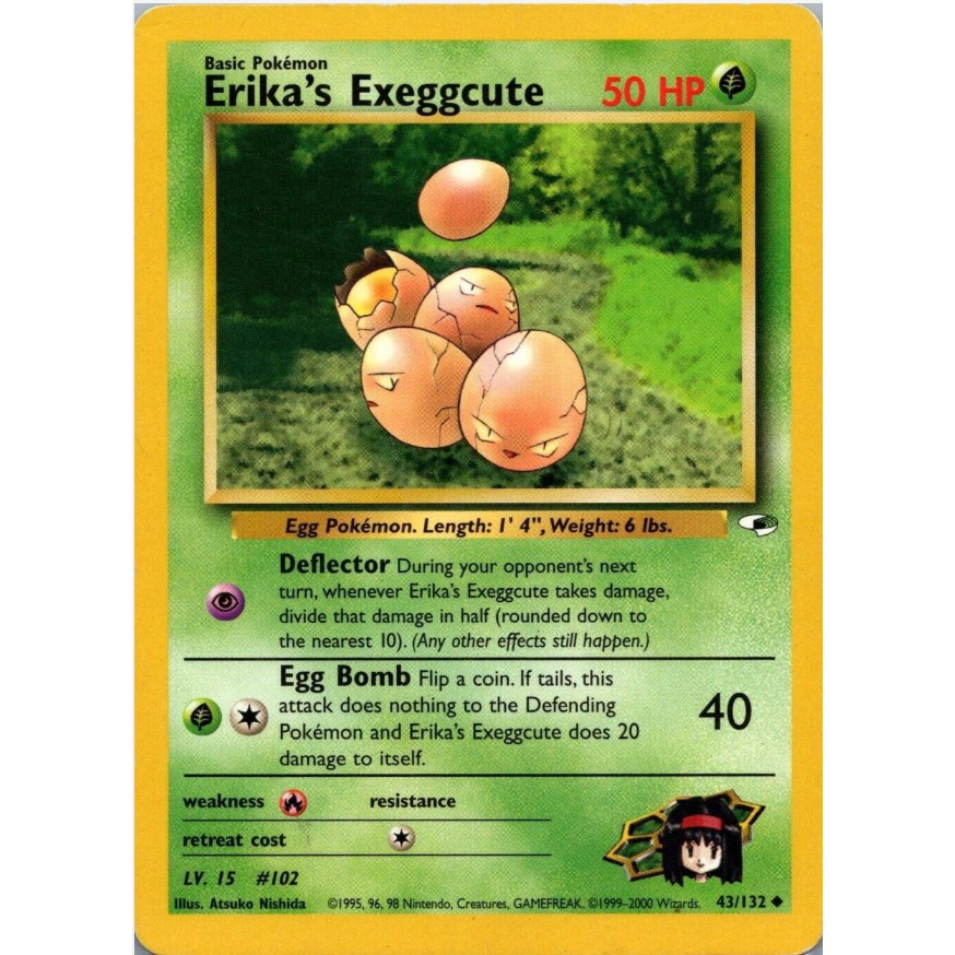 [Thẻ bài Pokemon TCG] Erika's Exeggcute - 43/132 - Uncommon Unlimited