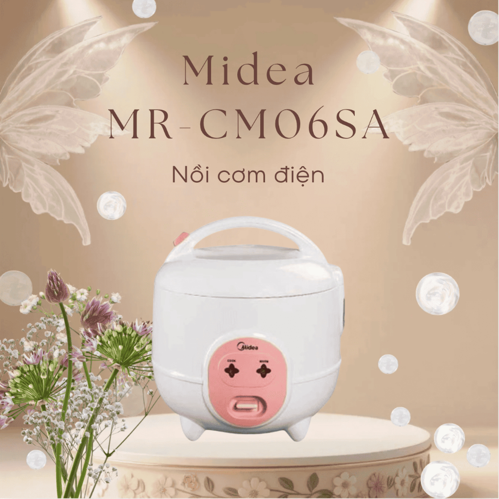 Nồi cơm điện Midea MR-CM06SA 0.6L