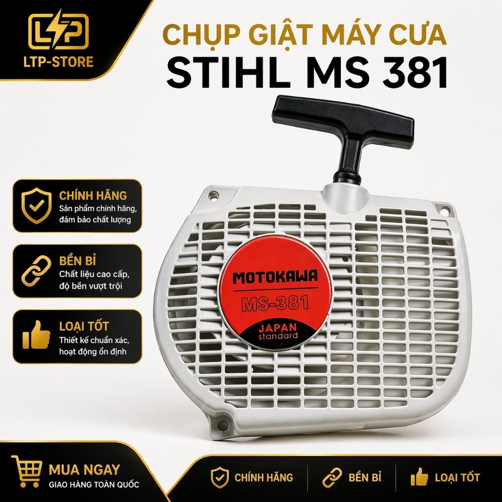 Bộ Khởi Động [381]  Chụp Giật Ốp Giật Máy Cưa Xích STIHL MS381