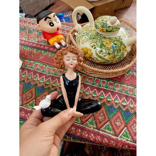 Tượng Cô Gái Yoga Decor – Chút Bình Yên Cho Tâm Hồn & Không Gian Sống Dona Home Decor