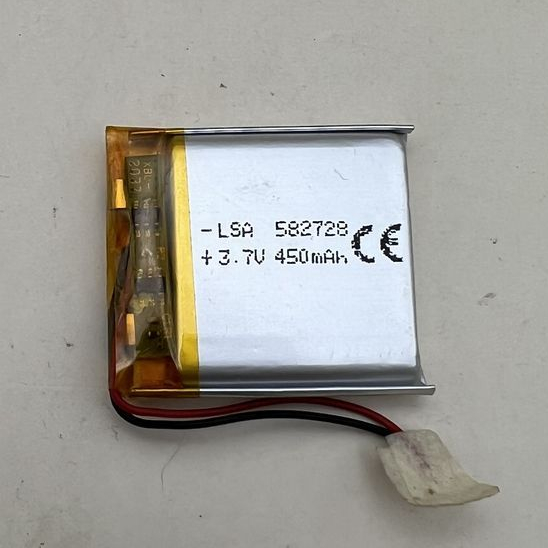 Pin Đồng Hồ Định Vị Trẻ Em 3.7V 450mAh Lithium-Polymer 582728 Dung Lượng Cao Kích Thước Chuẩn