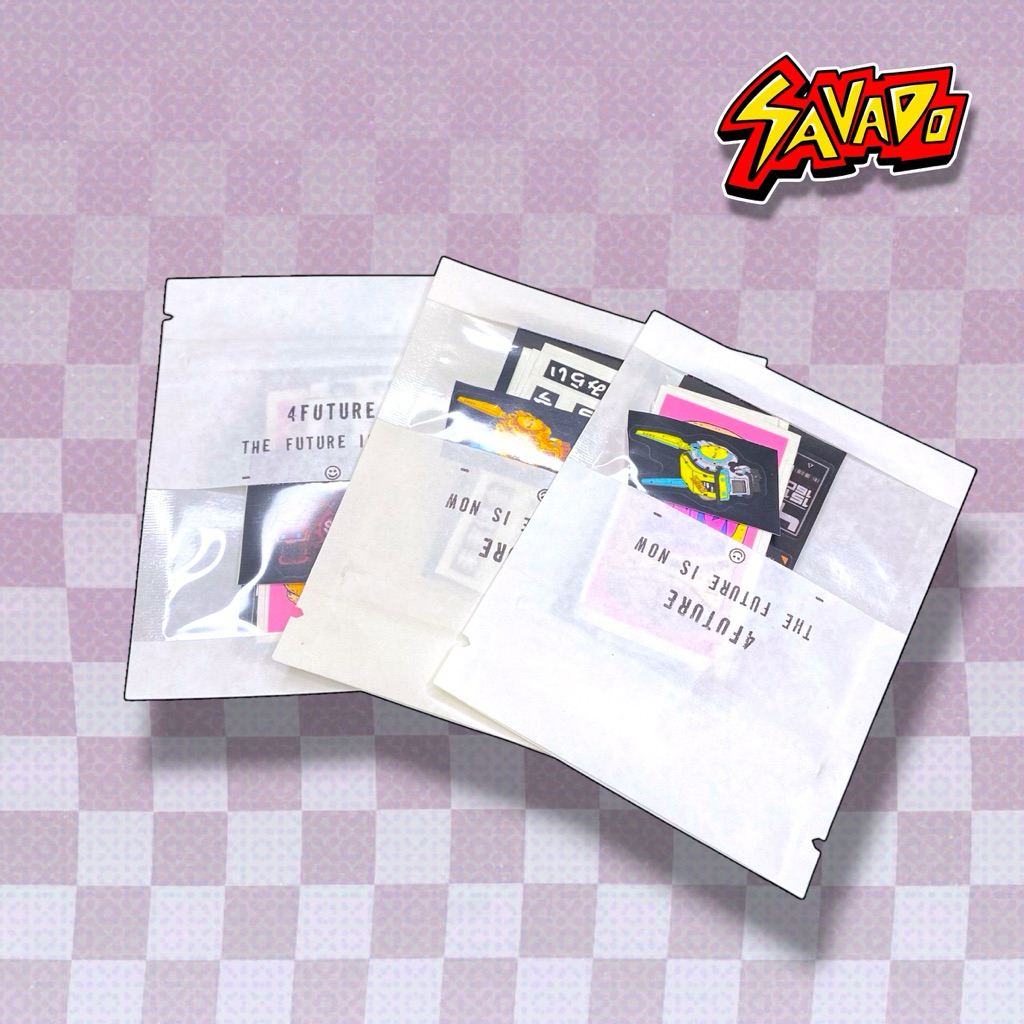 Túi hình dán ván trượt ngón tay hãng 4Future. 4Future fingerboard sticker