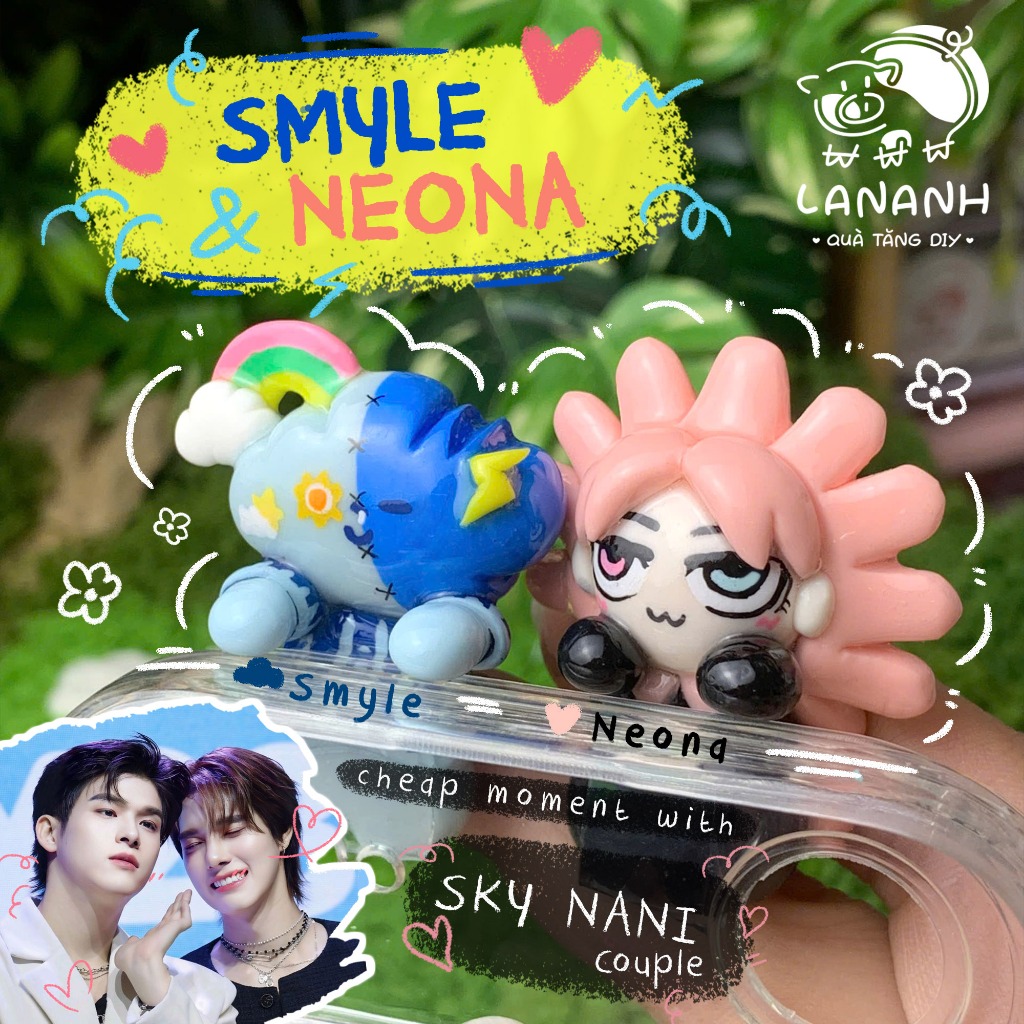 Dành cho SMYLE [Điện thoại Hippers] & Mẫu điện thoại đất sét thủ công NEONA pxc9 [Hippers] &