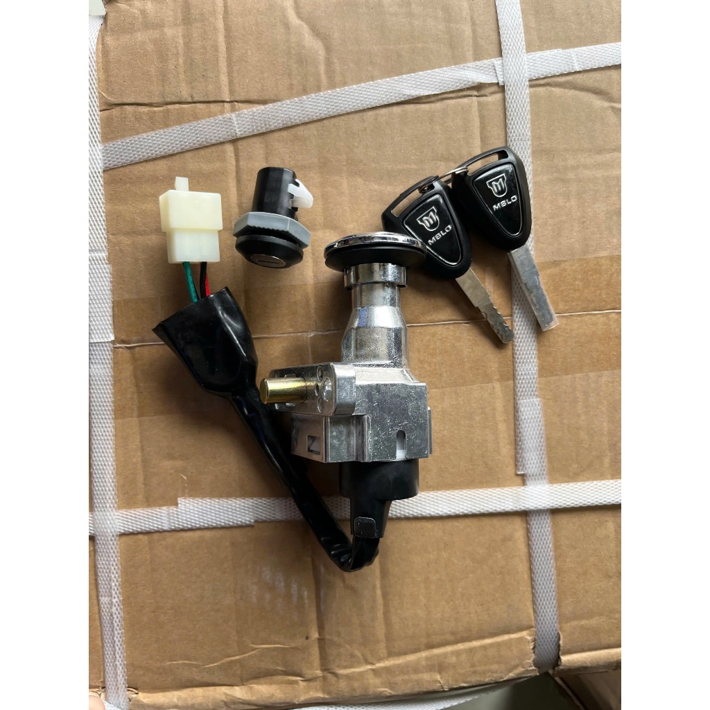 Khóa bộ xe điện vespa espero detech chuẩn theo xe