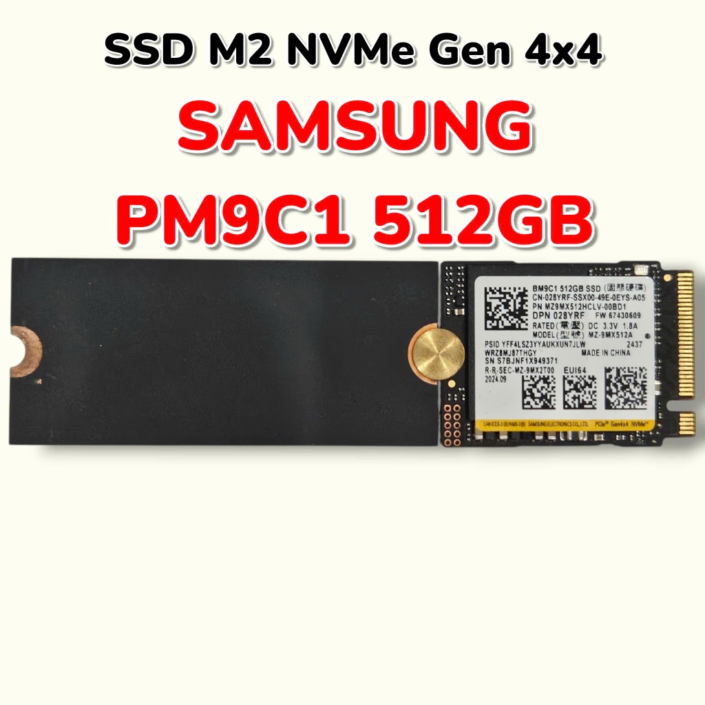 NVMe SAMSUNG PM9C1 512GB - Rẻ Nhất Sàn - Likenew - SK100% - SSD M2 PCIe Gen 4x4