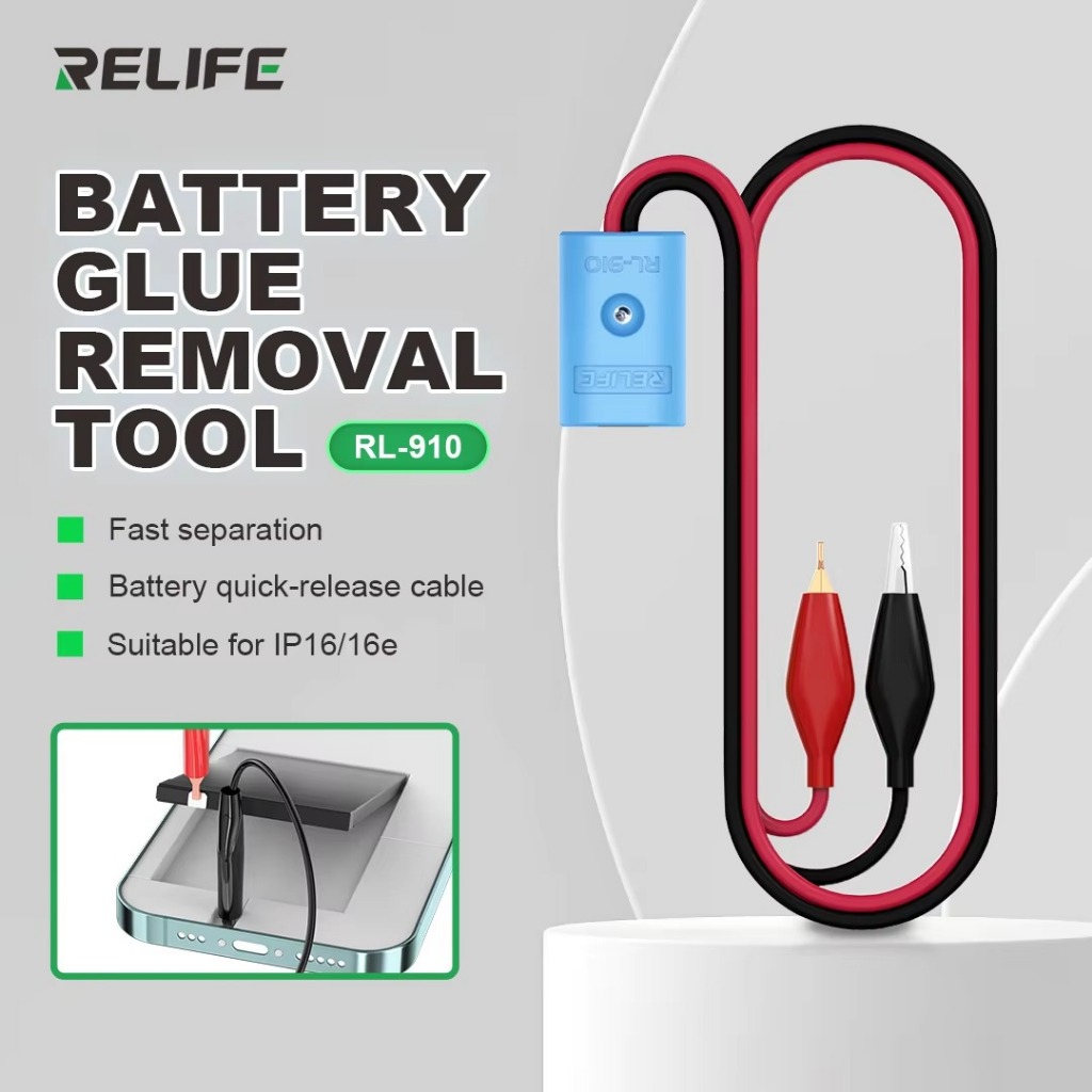 RELIFE RL-910 Battery Quick-release Cable for Phone 16 Series Battery Gule Removal Fast Separation R
