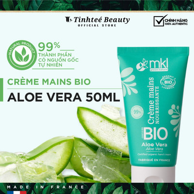 Kem dưỡng tay MKL hữu cơ lô hội - MKL Certified organic hand cream Aloe Vera 50ml
