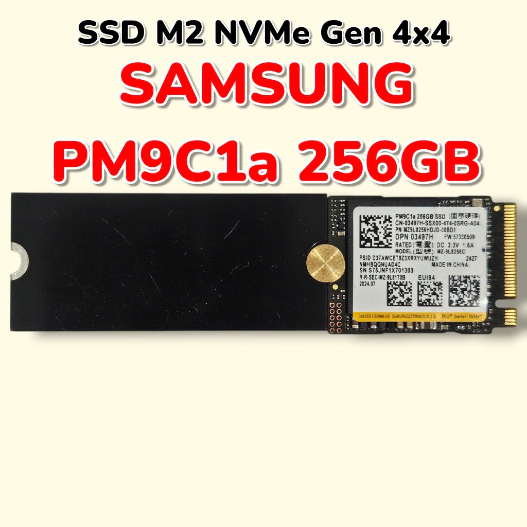 NVMe Samsung PM9C1a 256GB - Rẻ Nhất Sàn - Likenew sk100% - Sẵn Win - SSD M2 PCIe Gen 4x4