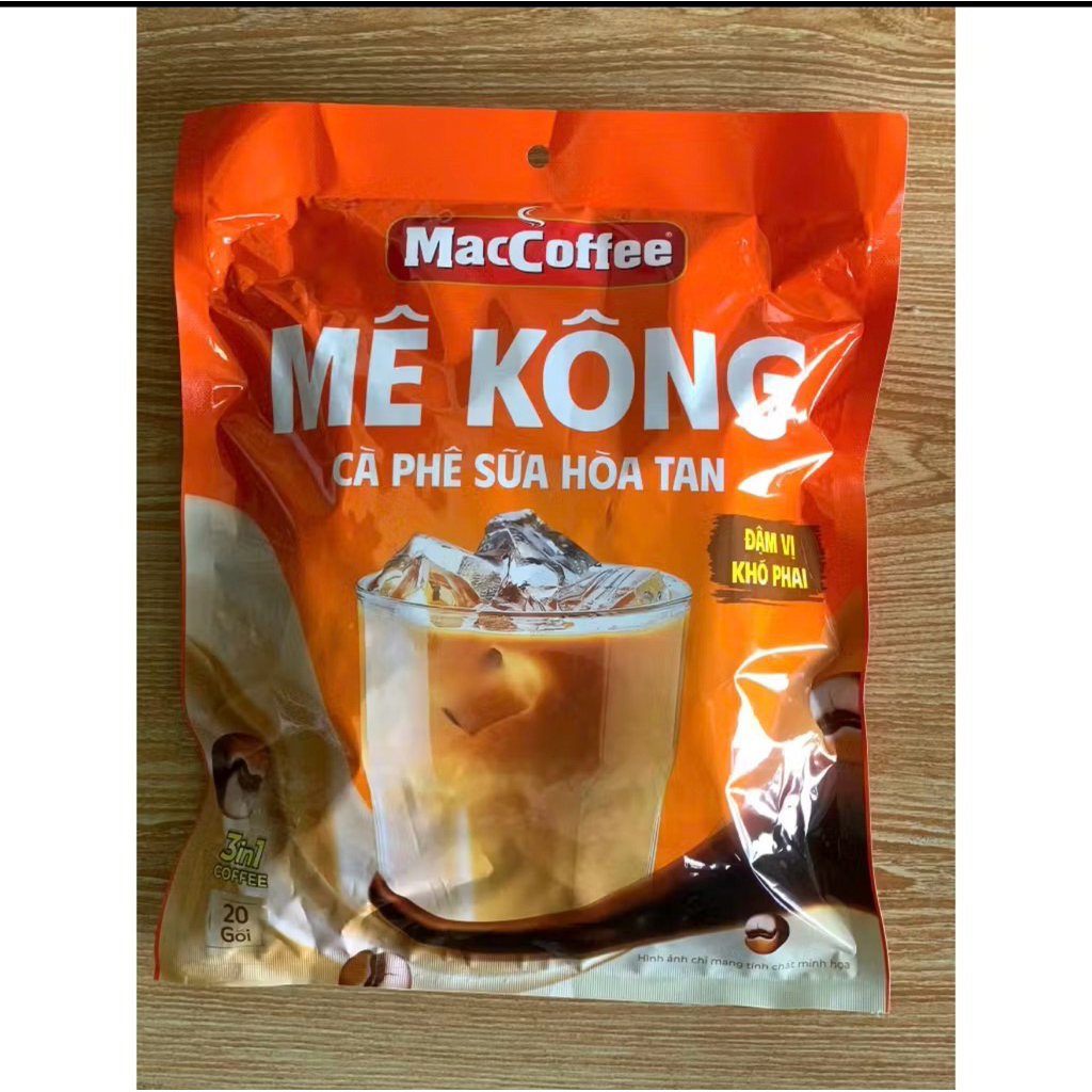 20 GÓI CÀ PHÊ SỮA ĐÁ MÊ KÔNG MACCOFFEE