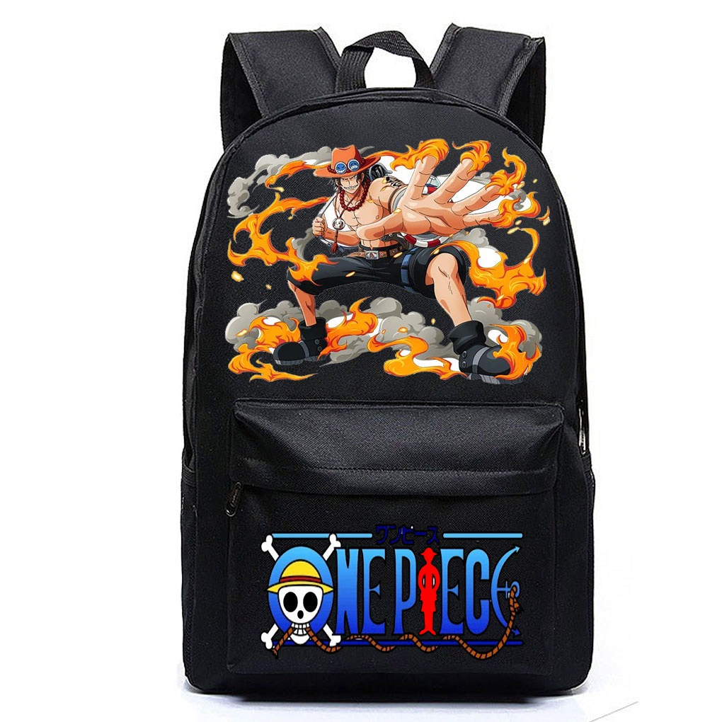 Balo one piece , balo Ace dành cho học sinh tiểu học - cặp one piece đảo hải tặc